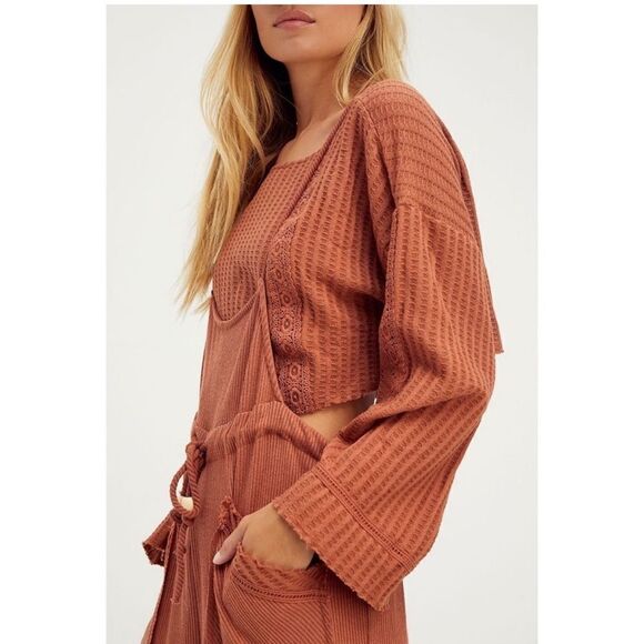 Free People Tops - Free people dylan knit long sleeve top